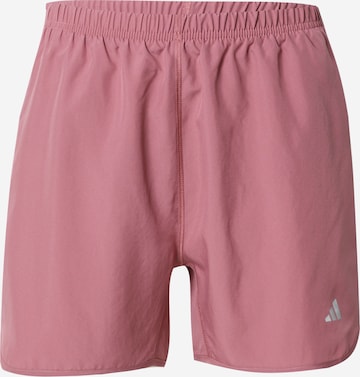 ADIDAS PERFORMANCE - Pantalón deportivo 'Run It' en rosa: frente