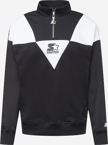 Starter Black Label Sweatshirt in Schwarz: front