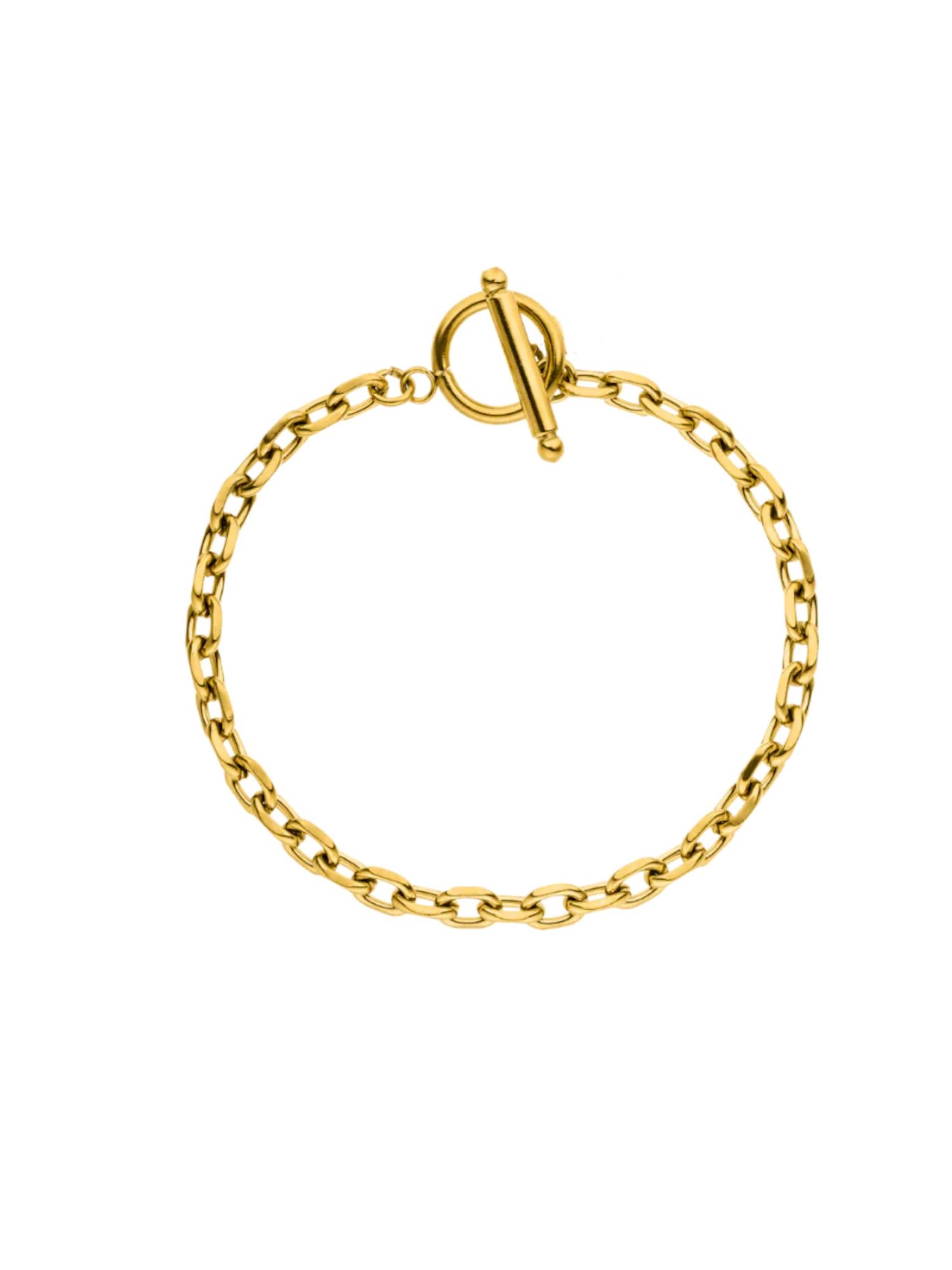 Bracelet 'RIVA' Cala Rose en or : devant