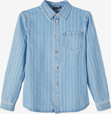LMTD Regular fit Overhemd 'Pinizza' in Blauw: voorkant