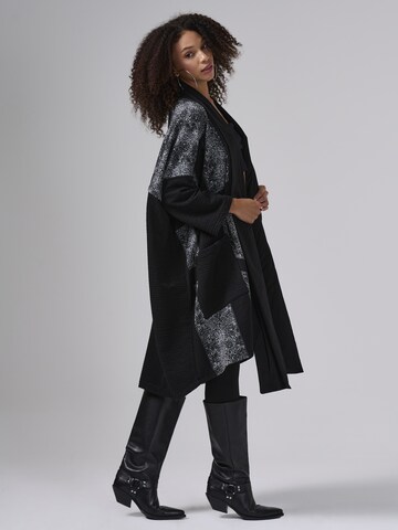 Manteau mi-saison 'Fion' MISH en noir