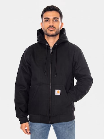 Carhartt WIP Übergangsjacke 'ACTIVE JACKET BLACK'‌‌‌ in Schwarz: Vorderseite