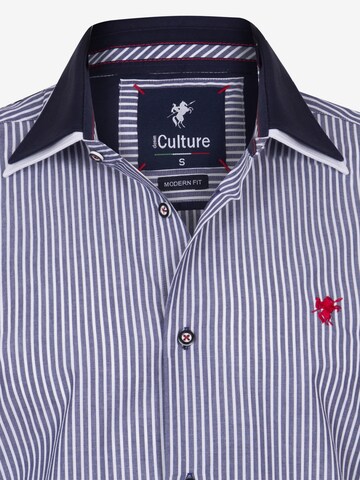 DENIM CULTURE - Regular Fit Camisa 'Rinaldo' em azul