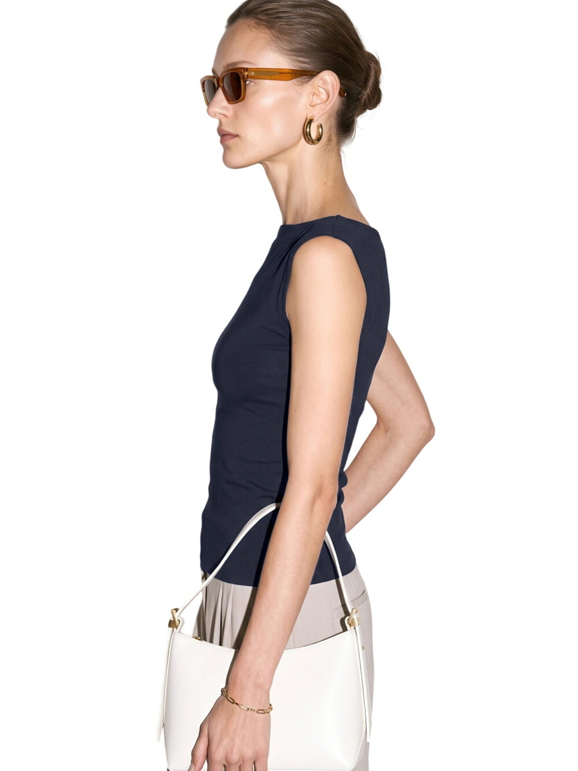 No Matter What Blouse in Blauw