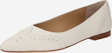 Lauren Ralph Lauren Ballerina 'LORAINE' i vit: framsida