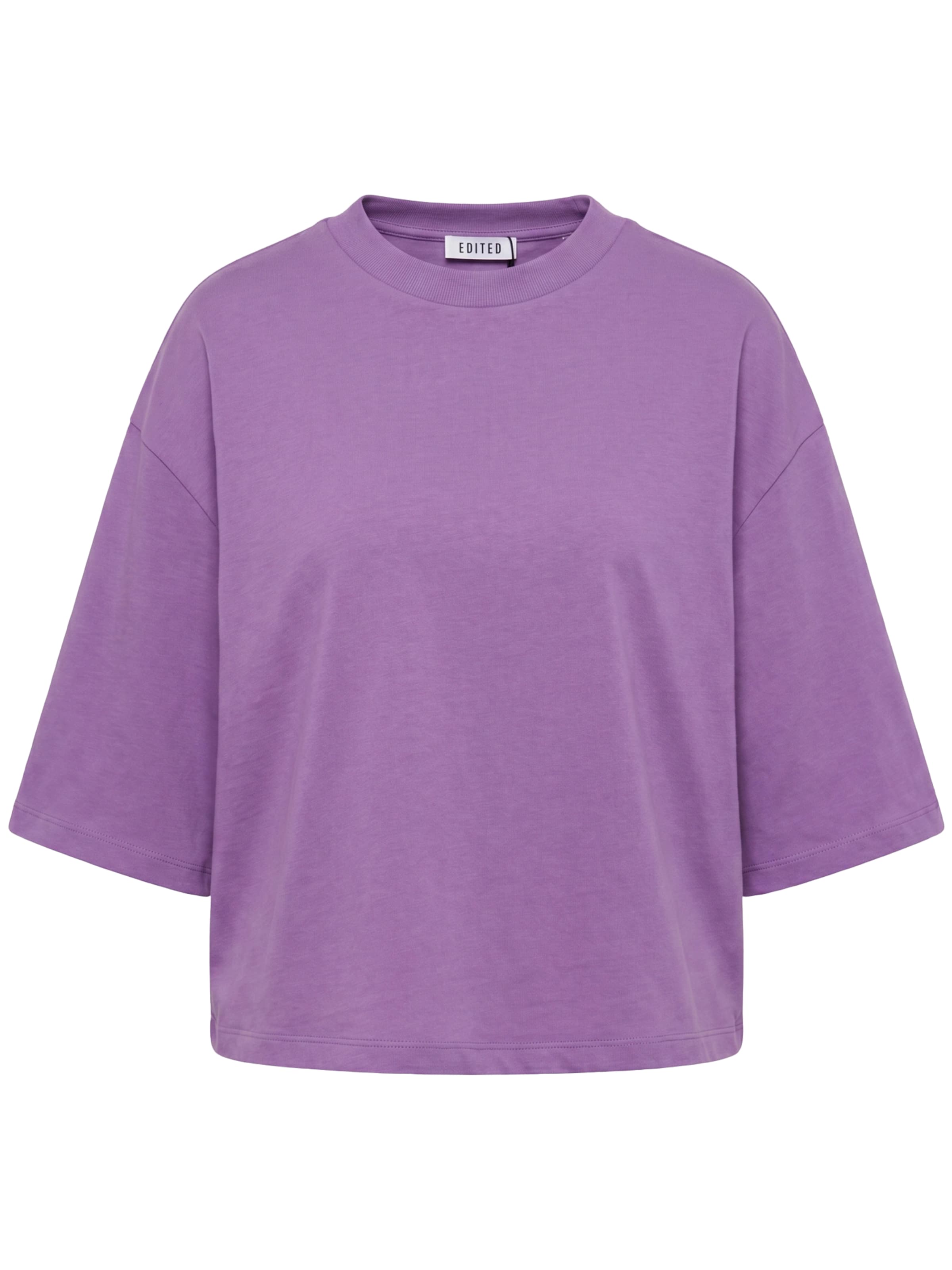 EDITED Shirt 'Enzo' in Lila: voorkant