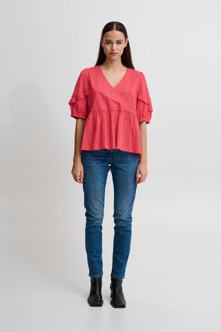 ICHI Blouse in Red