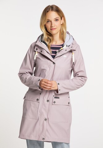 Schmuddelwedda Raincoat in Pink: front