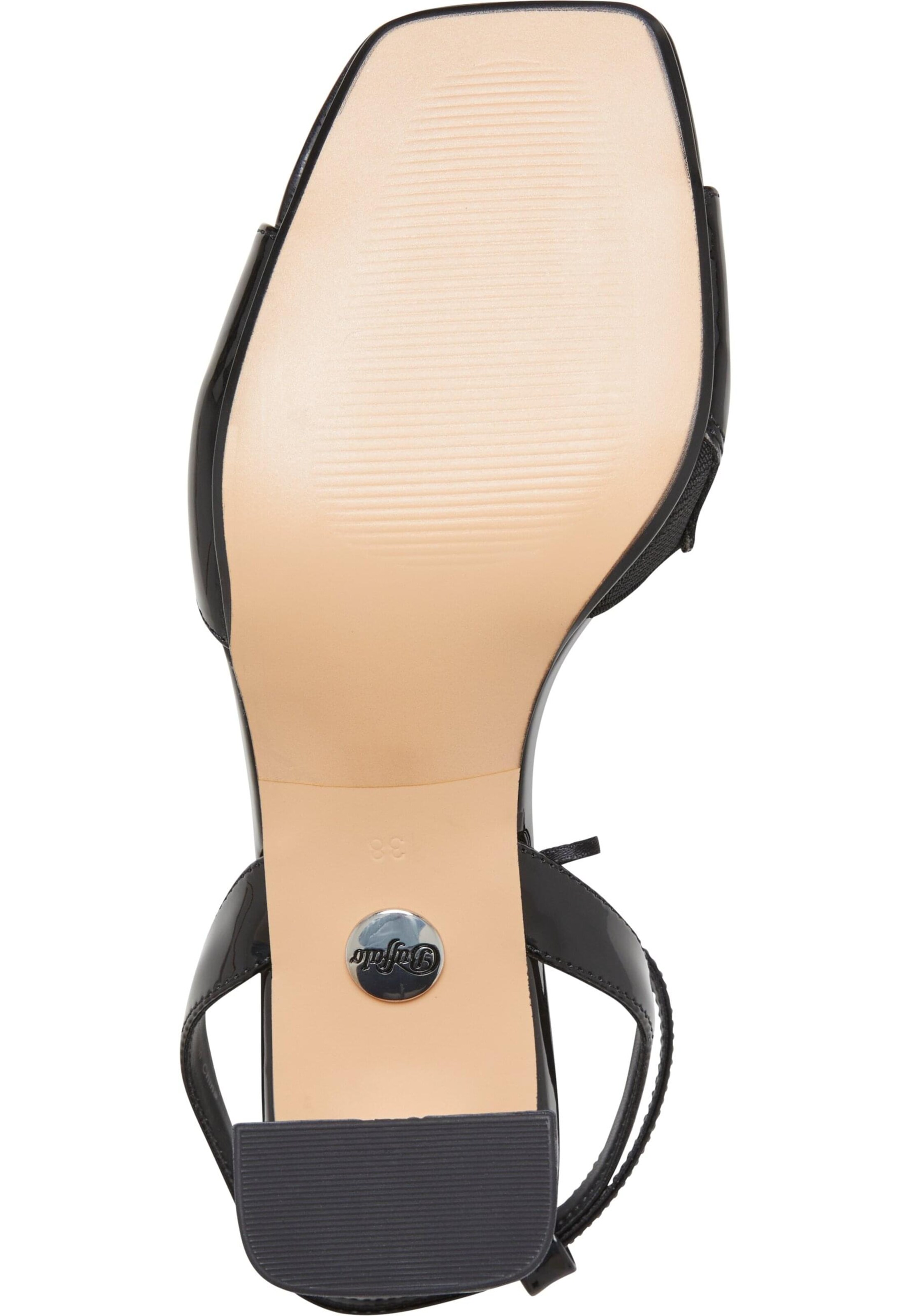 BUFFALO Sandale 'April Neat' in Schwarz