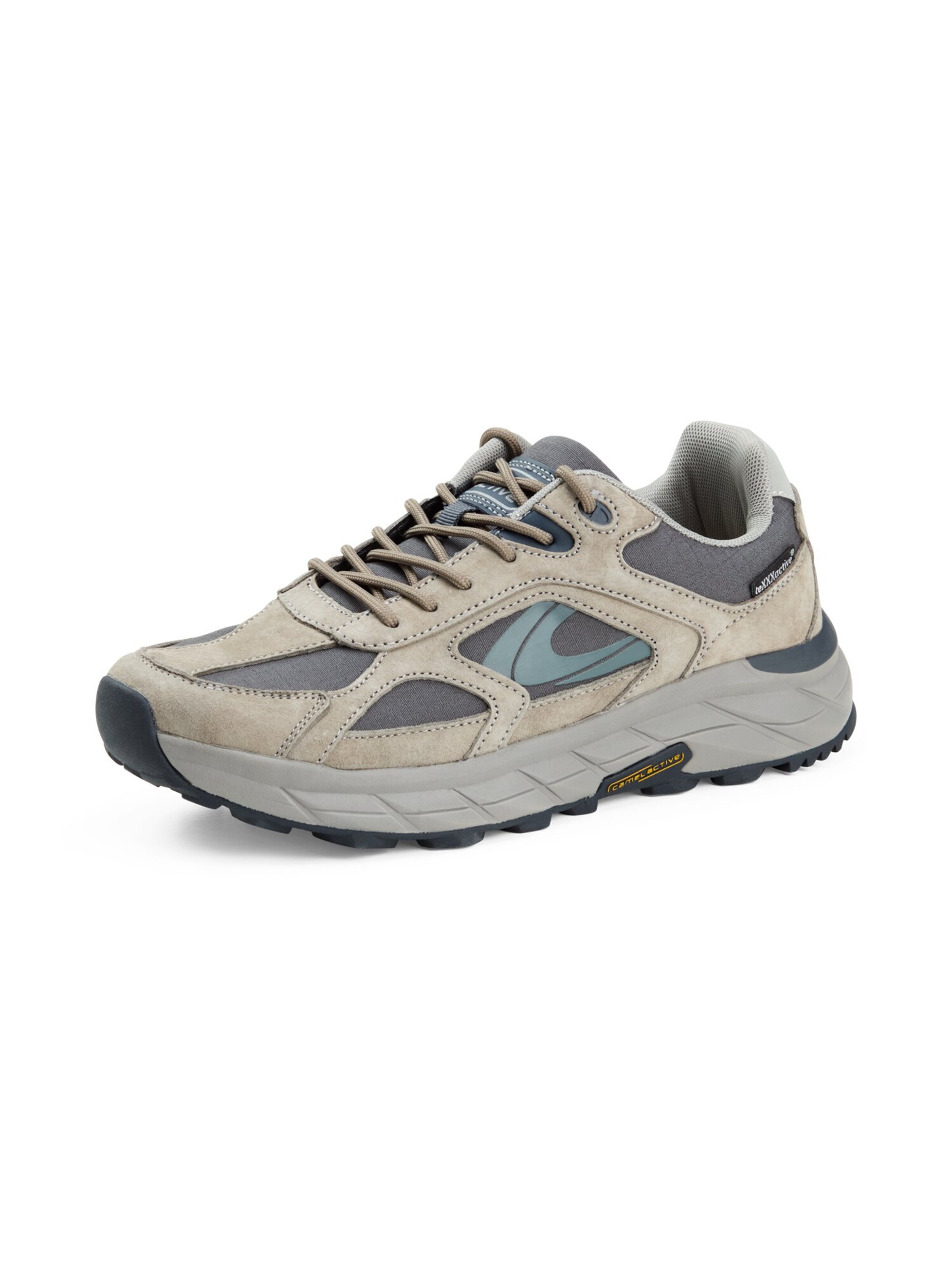 CAMEL ACTIVE teXXXactive® Sneaker aus Nubukleder in Beige: Vorderseite