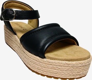 TIMBERLAND - Sandalias en negro: frente