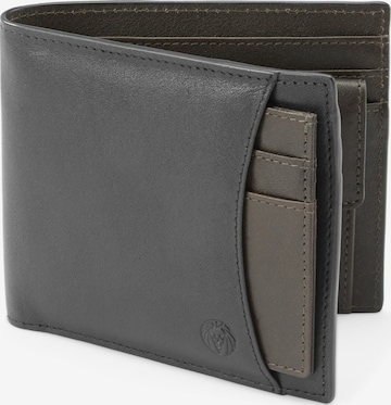 Lucleon Wallet 'Lincoln' in Black: front