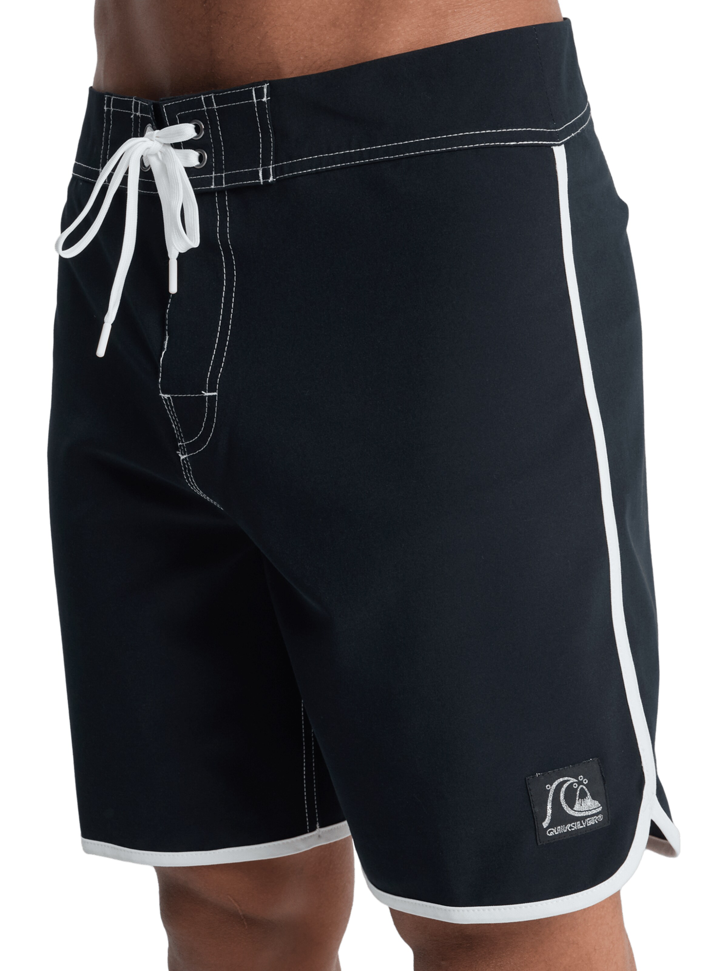 QUIKSILVER Regular Boardshorts 'Original Scallop 18' in Schwarz
