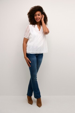 Cream Blouse 'Danika' in White