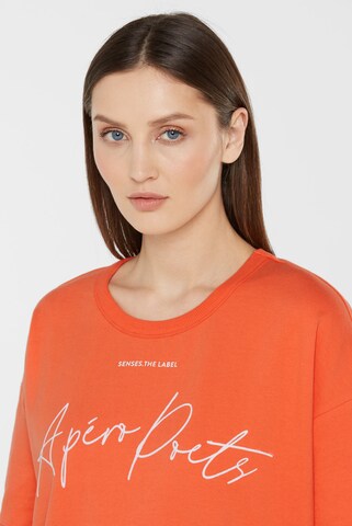 SENSES.THE LABEL Sweatshirt in Orange