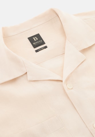 Boggi Milano Regular fit Button Up Shirt in Beige