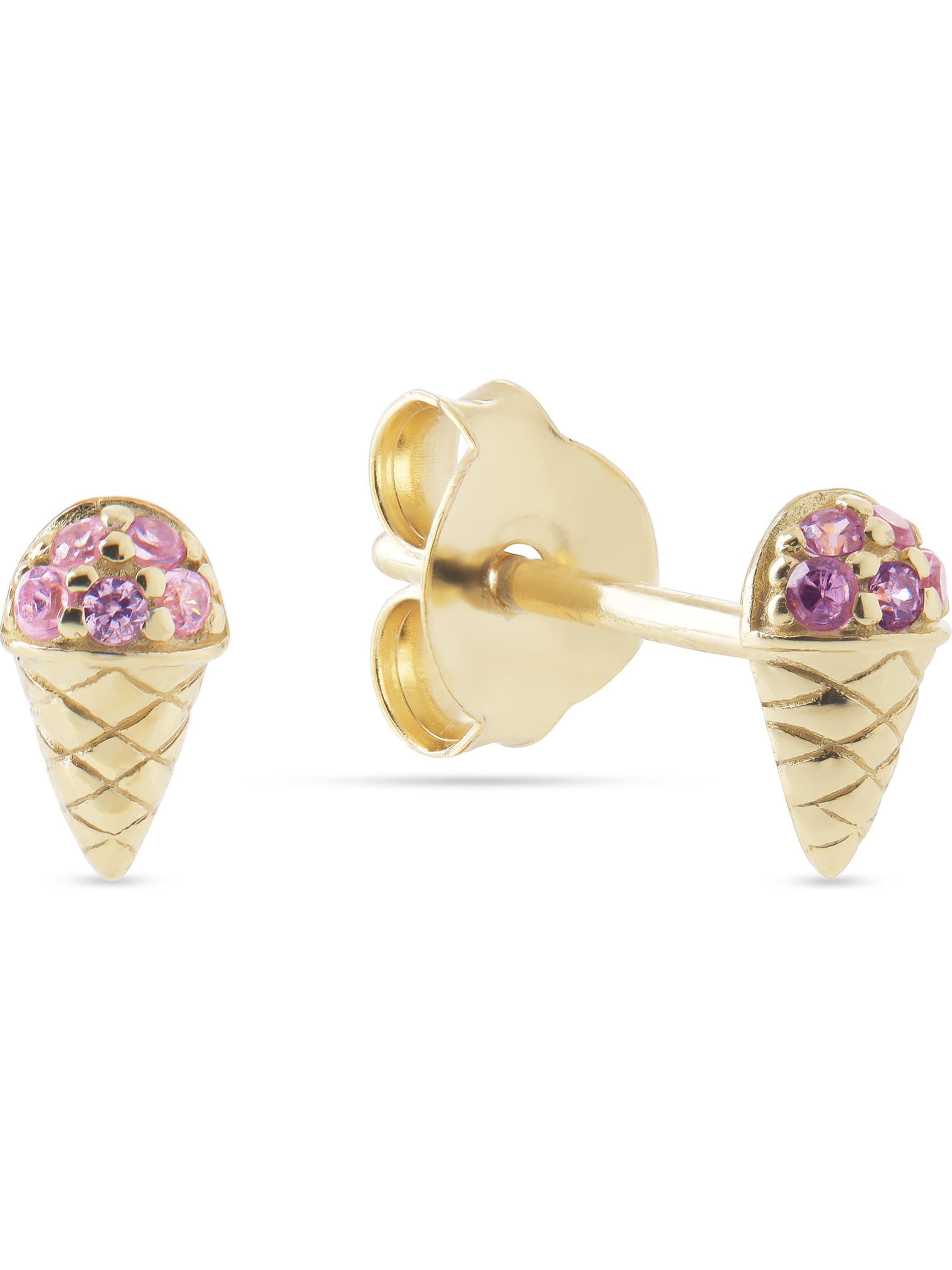 FAVS Little Friends Earrings in Gold: front
