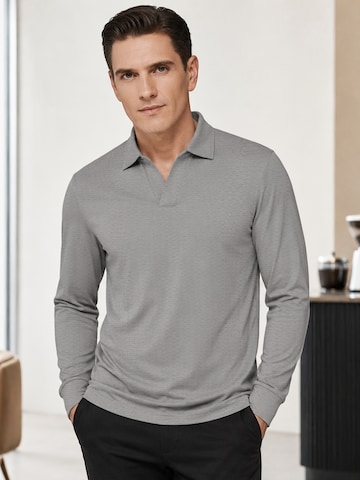 ALLTHEMEN Shirt 'Schwinge' in Grey: front