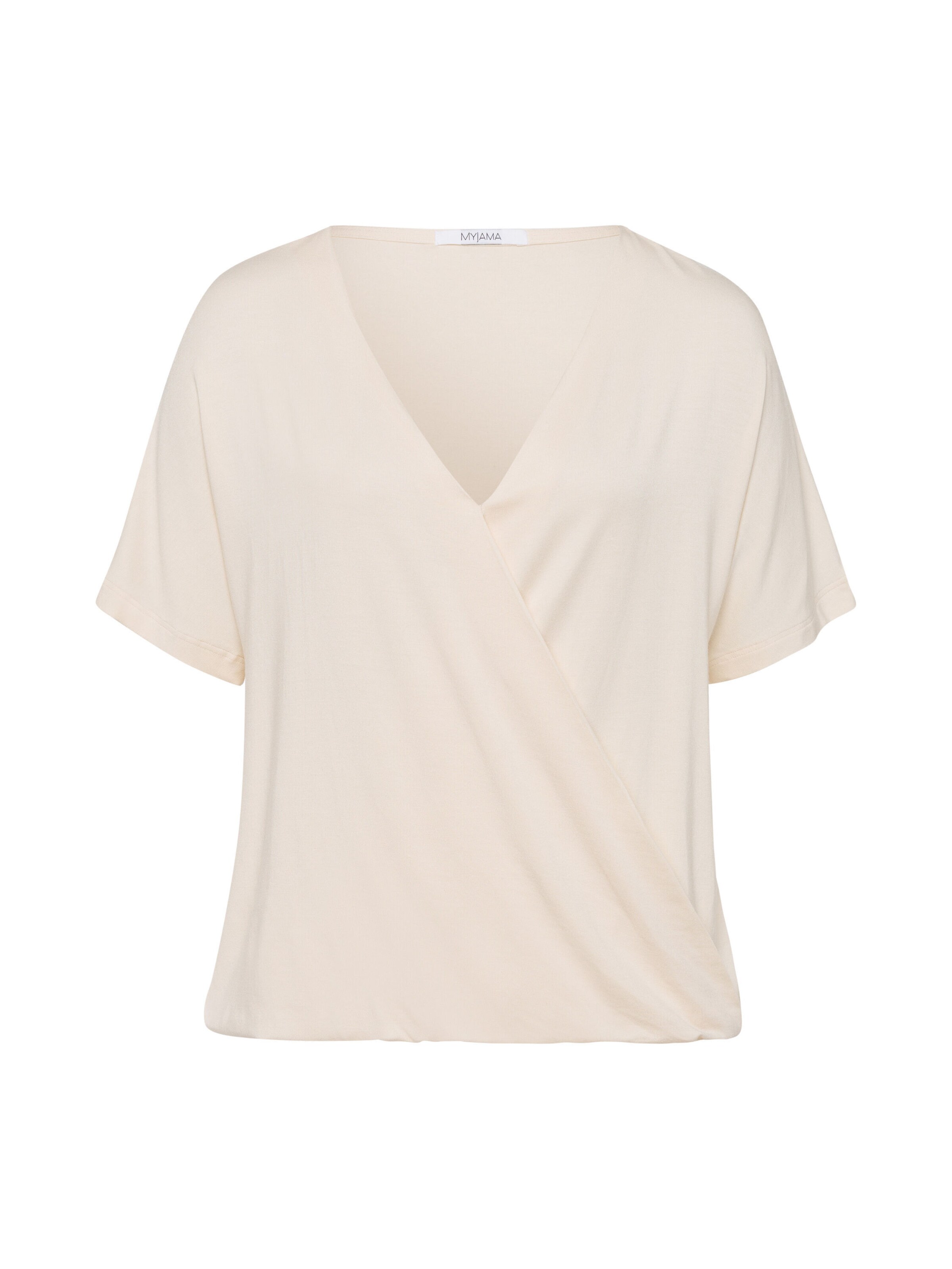 Myjama Pajama shirt 'Caro' in Beige: front