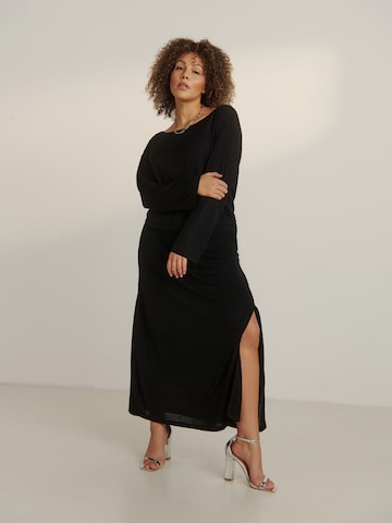 Guido Maria Kretschmer Curvy - Camisa 'Maggie' em preto