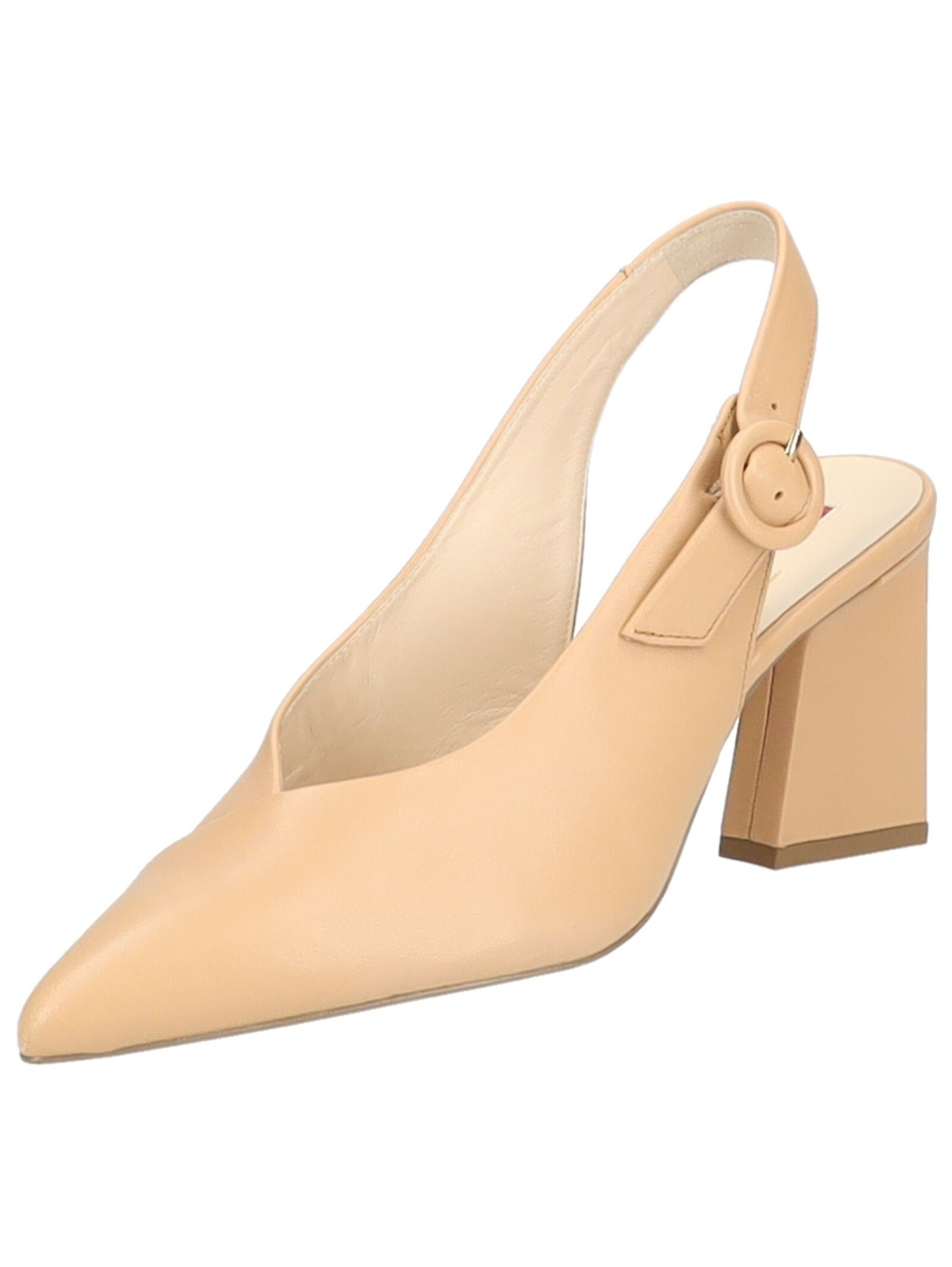 Décolleté sling di Högl in beige: frontale