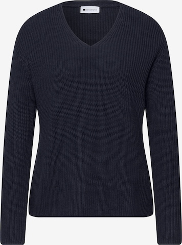 STREET ONE Pullover in Blau: Vorderseite