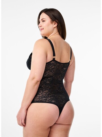 Devoted by Zizzi Bielizna body 'CANAOMI' w kolorze czarny