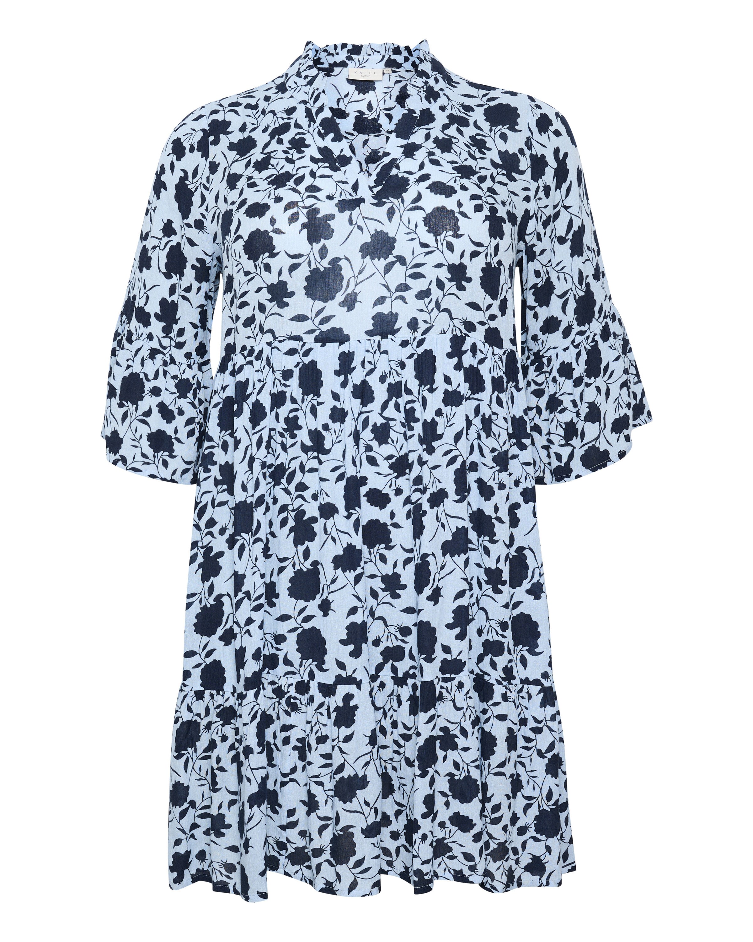 Robe 'Isma' KAFFE CURVE en bleu : devant