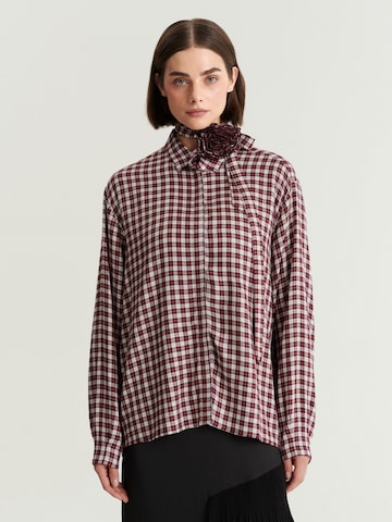 Camicia da donna 'Blom' di TATUUM in lilla: frontale