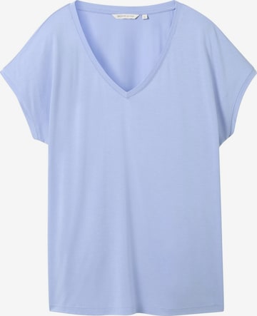 T-shirt TOM TAILOR DENIM en bleu : devant