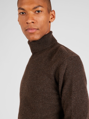 Casual Friday Pullover 'Karl' in Braun