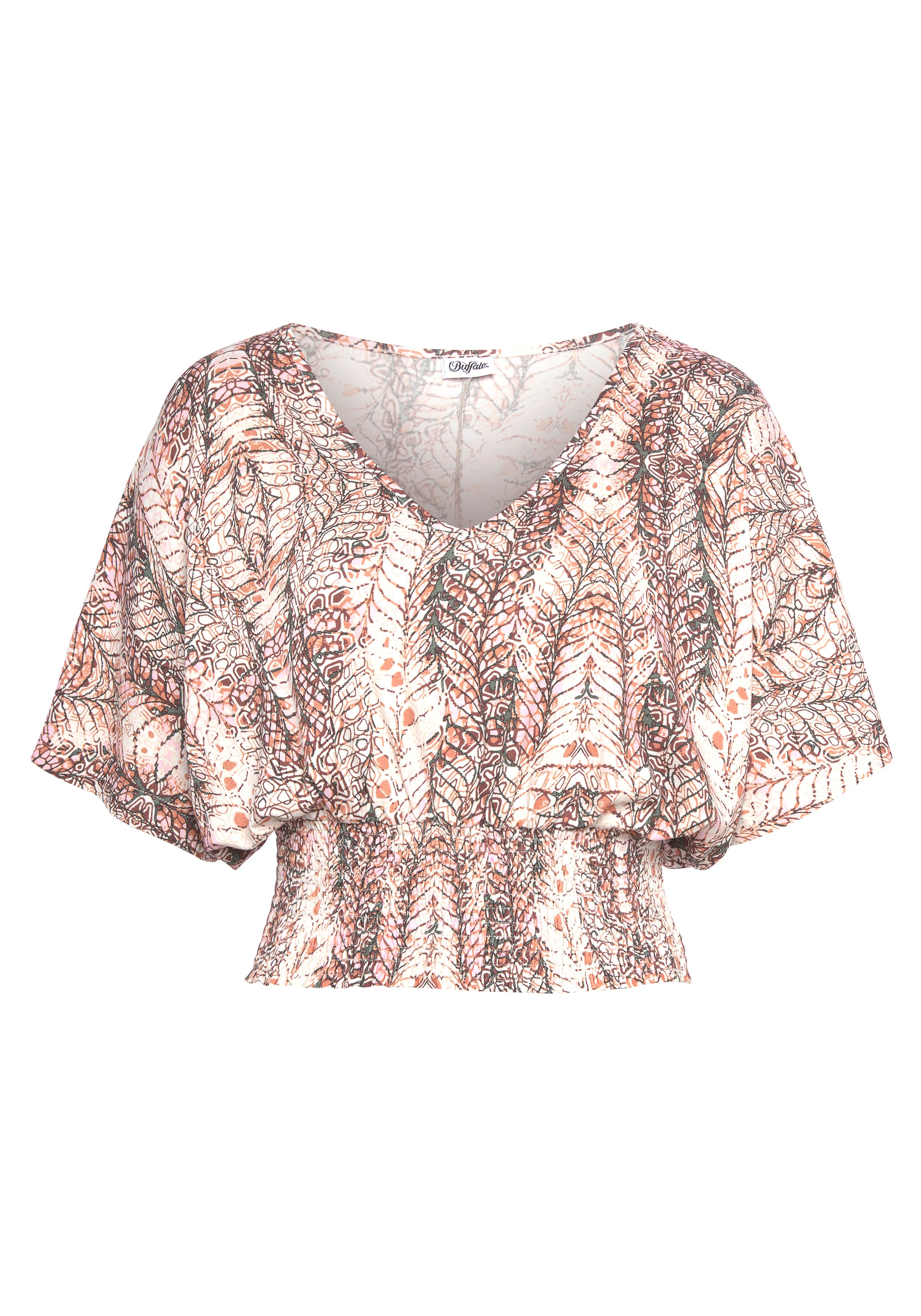 BUFFALO Koszulka w kolorze brązowy: przód