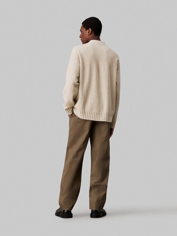 Loosefit Pantalon chino Calvin Klein Jeans en marron