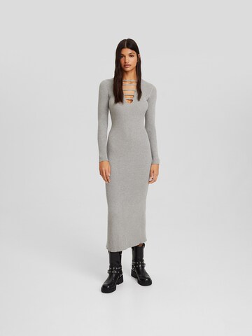 Bershka Dress in Grey