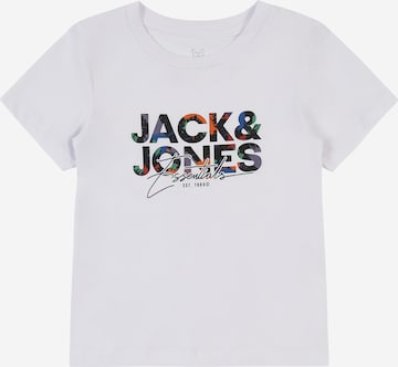 JACK & JONES MINI Majica | bela barva: sprednja stran