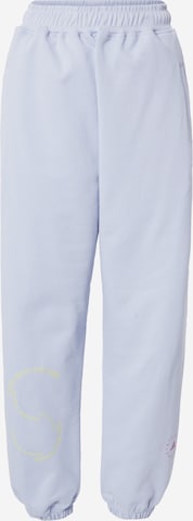 ADIDAS BY STELLA MCCARTNEY Tapered Workout Pants in Blue: front