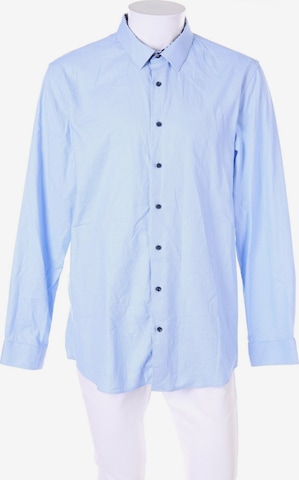 Angelo Litrico Button Up Shirt in XL in Blue: front