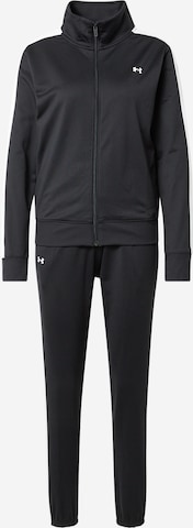 Costum de trening de la UNDER ARMOUR pe negru: față