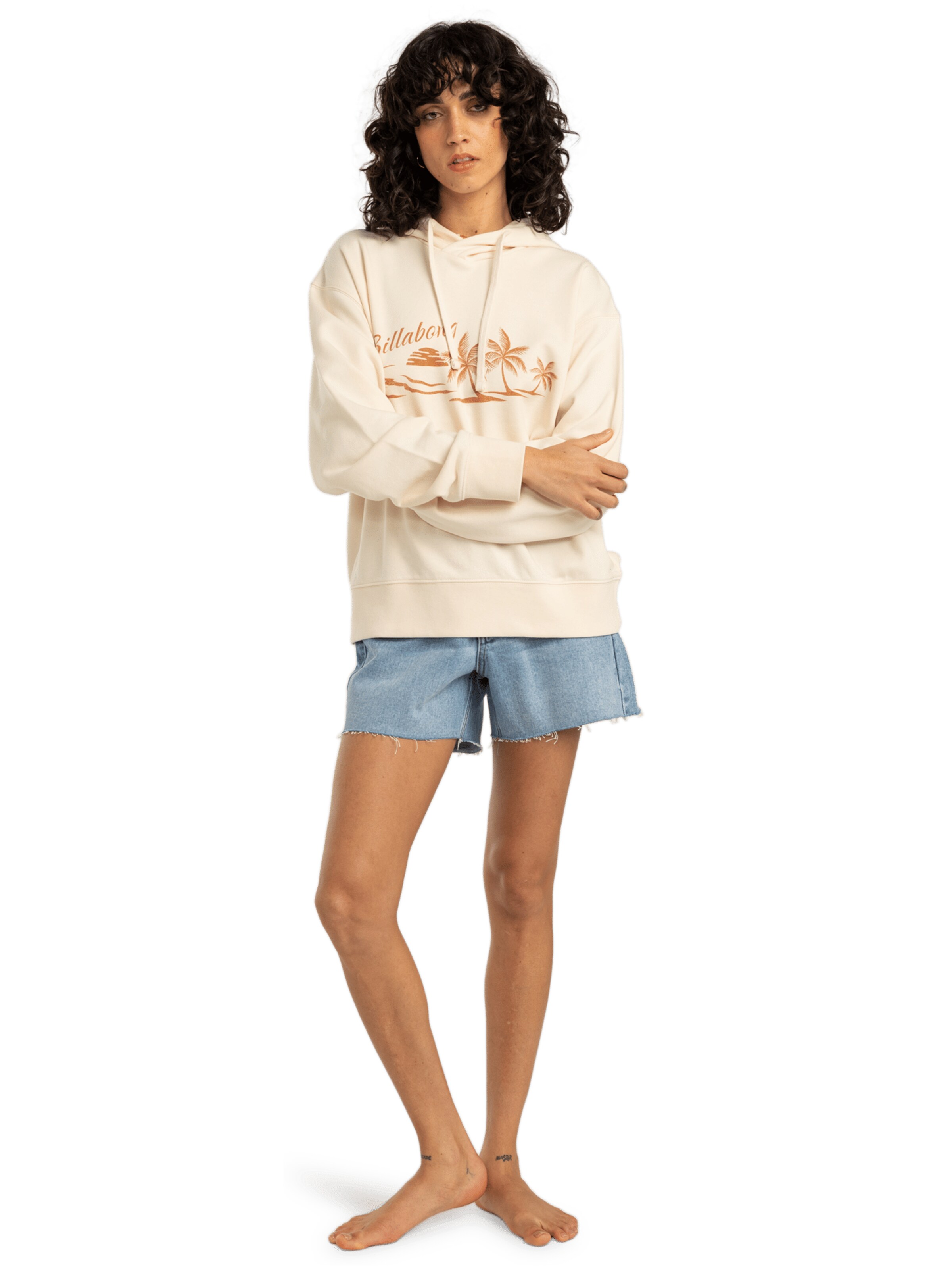 BILLABONG Sweatshirt in Weiß