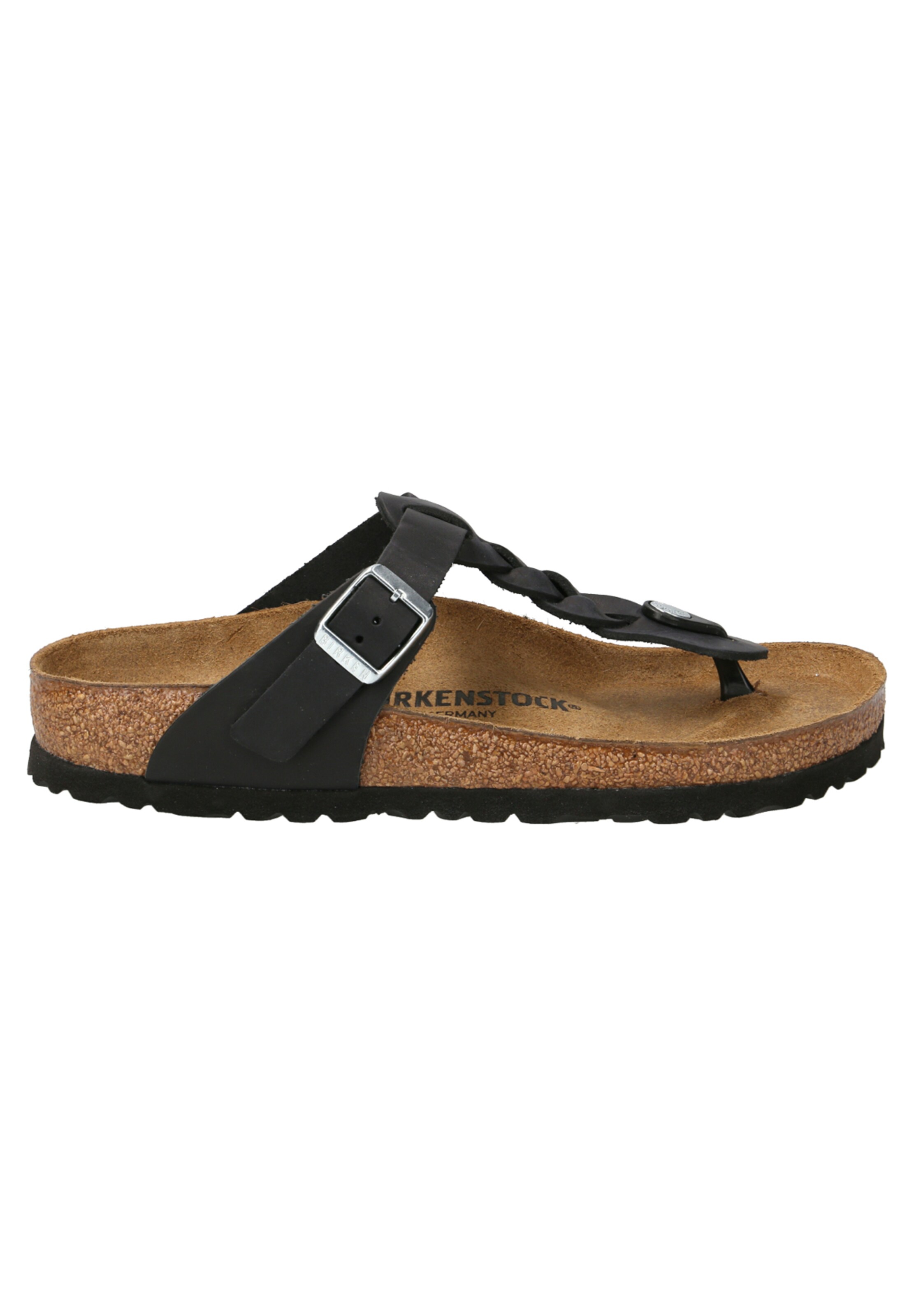 BIRKENSTOCK Teenslipper 'Gizeh' in Zwart