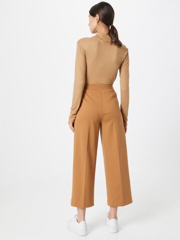 Wide Leg Pantalon à plis TOM TAILOR DENIM en jaune