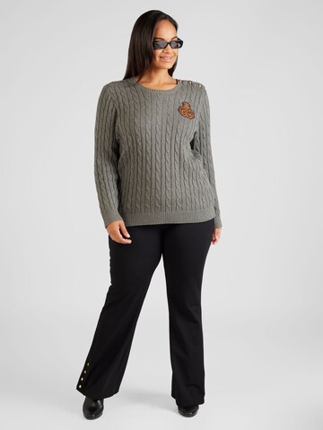 Lauren Ralph Lauren Plus Sweater 'MONTIVA' in Grey