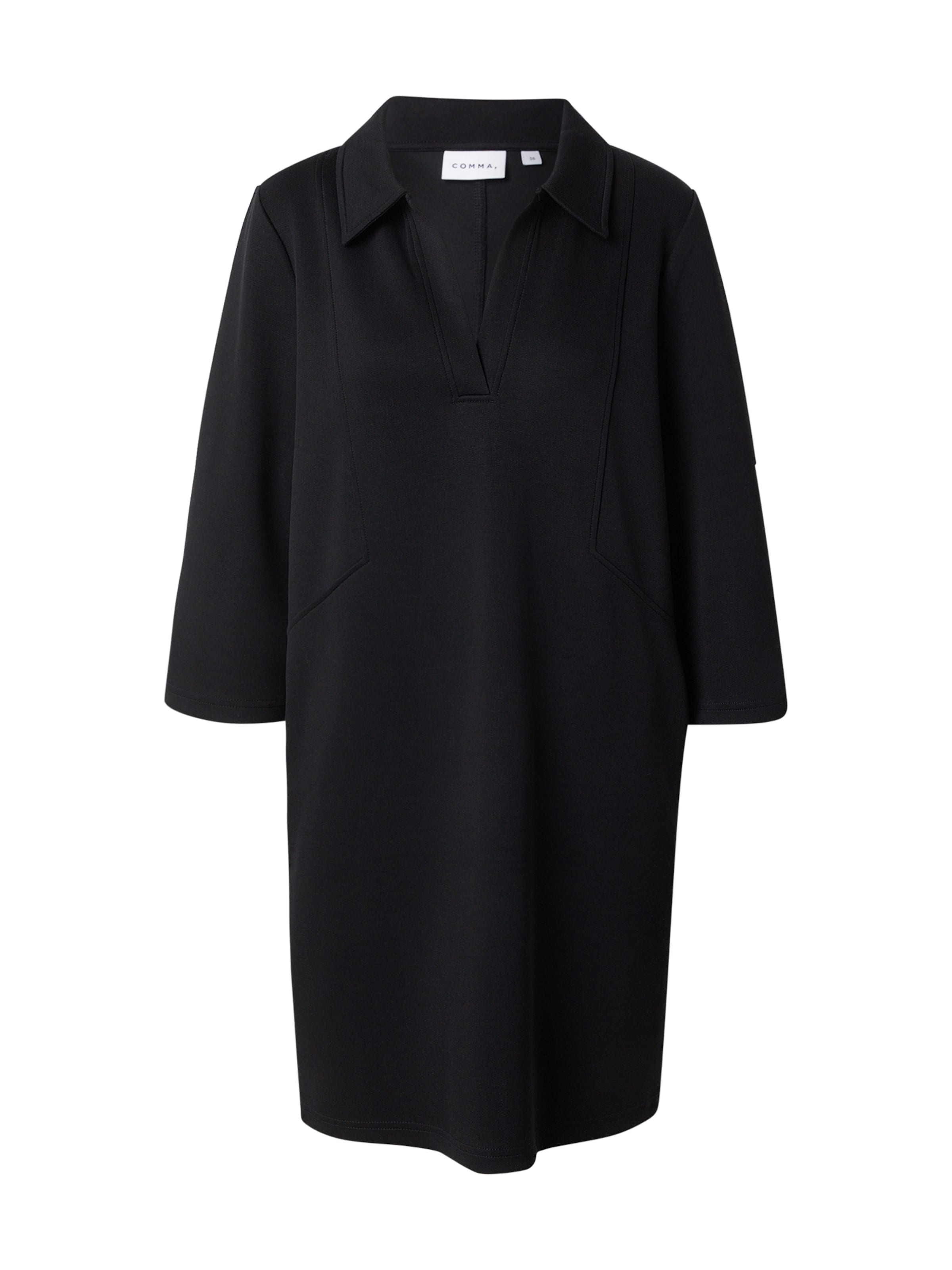 Robe COMMA en noir : devant