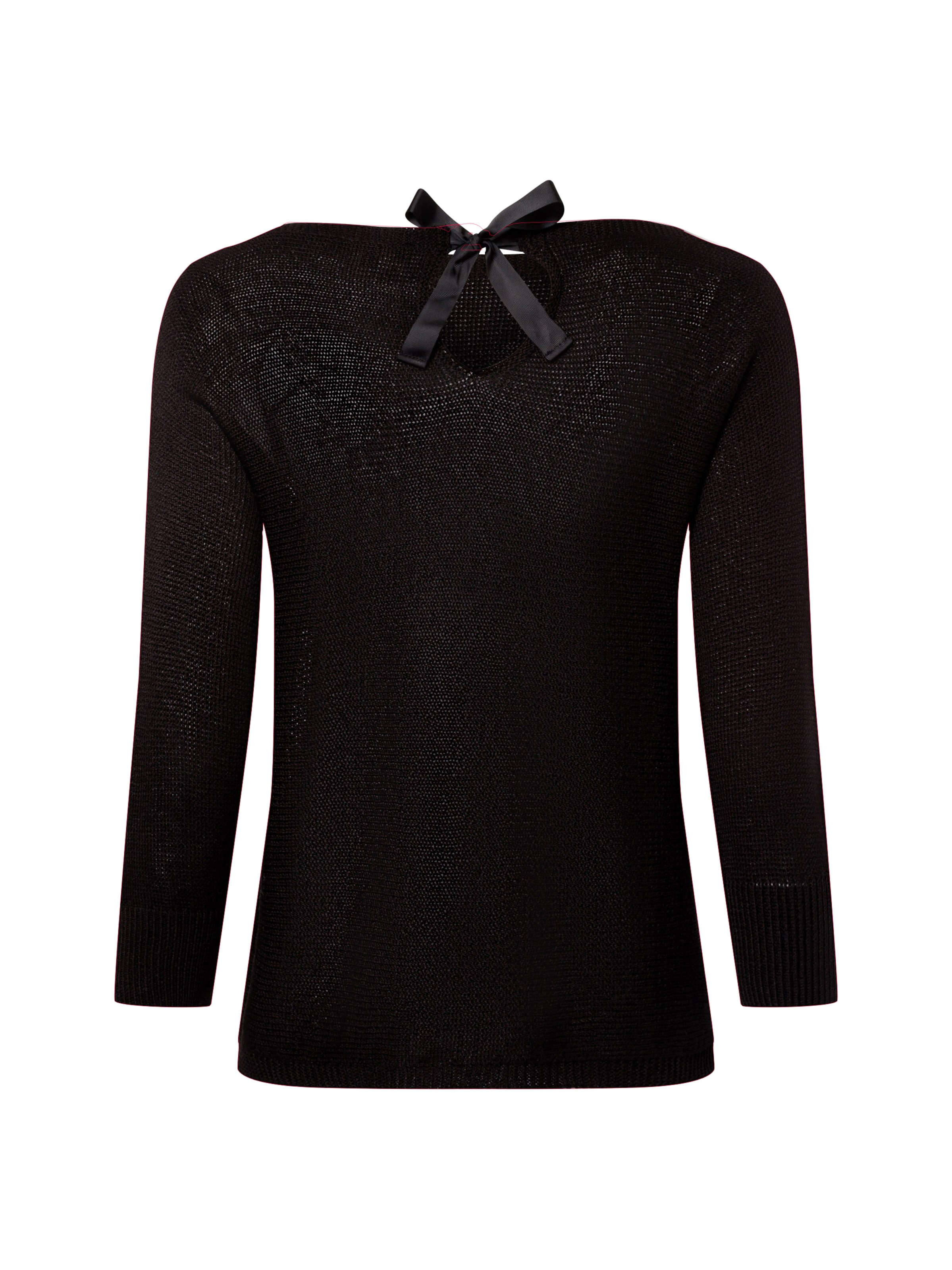 MORE & MORE Pullover 'Dolman' in Schwarz: Vorderseite