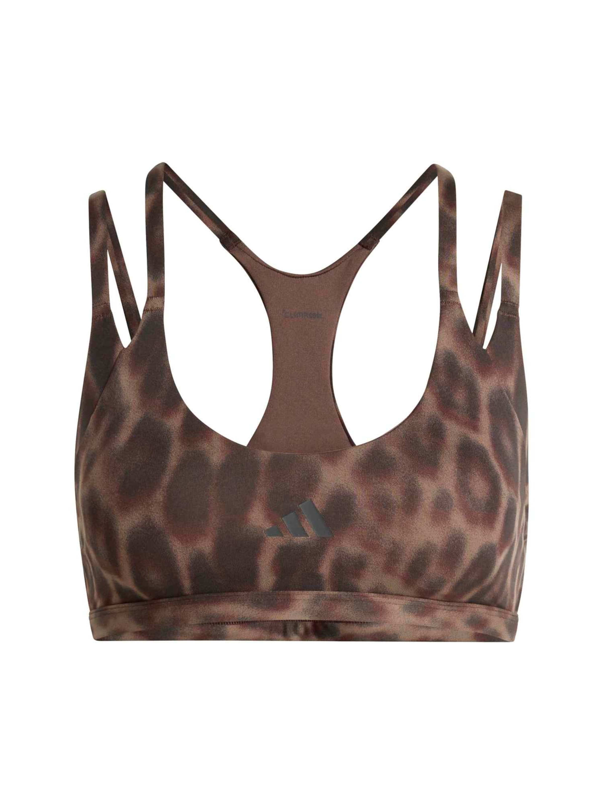 ruda ADIDAS PERFORMANCE Biustjė Sportinė liemenėlė 'Optime': priekis