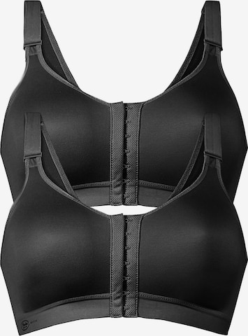 ANITA Bralette Bra 'Frontline Open' in Black: front