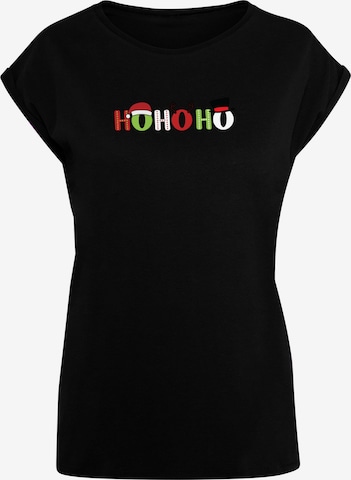 T-shirt 'Chistmas Ho Ho Ho' Merchcode en noir : devant