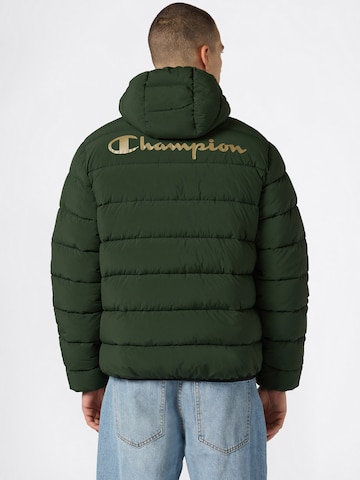 Champion Authentic Athletic Apparel Зимняя куртка в Зеленый: спереди