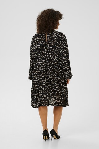 KAFFE CURVE Kleid 'Lune' in Schwarz