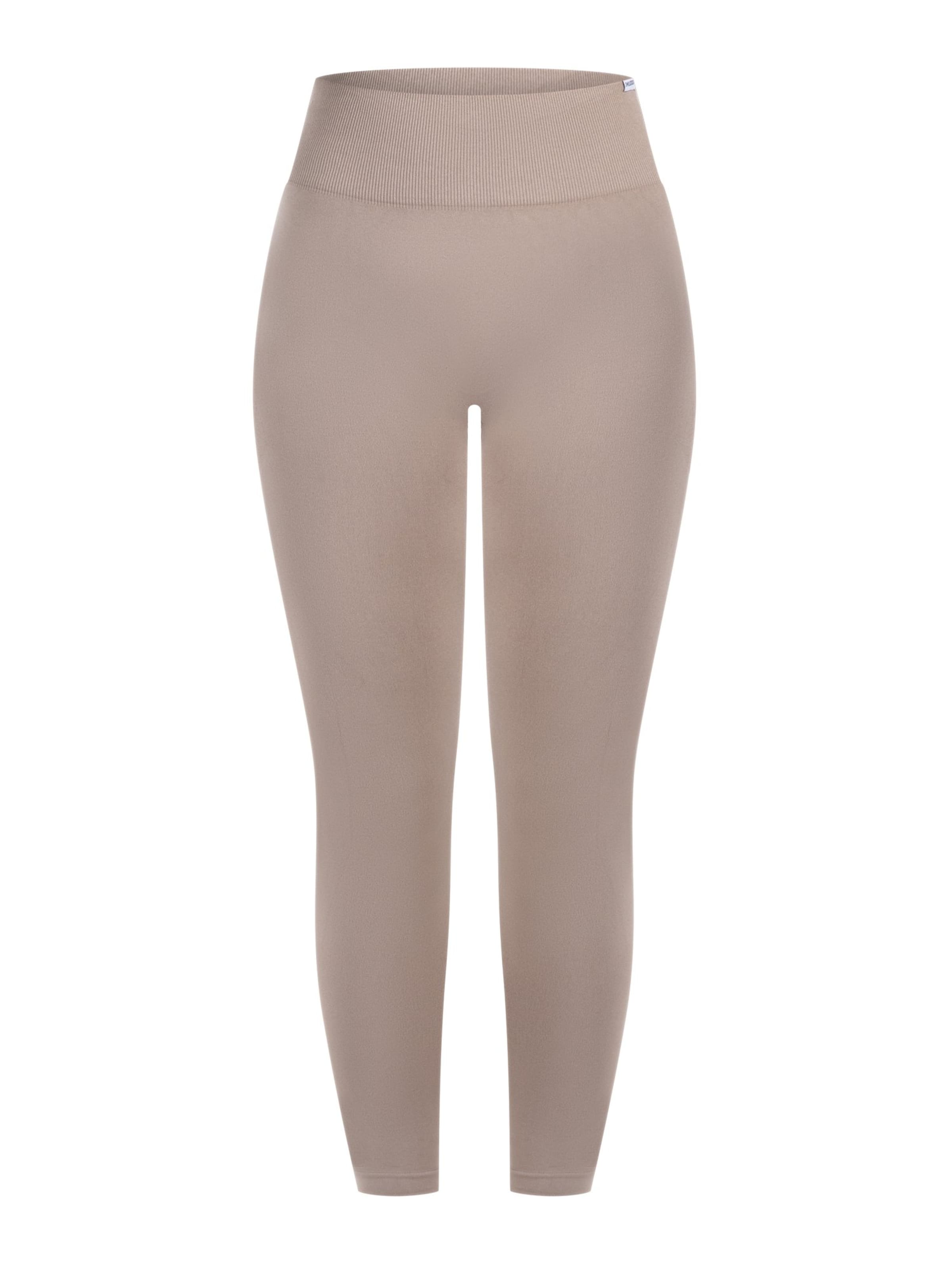 Smilodox Leggings 'Alira' in Beige: voorkant